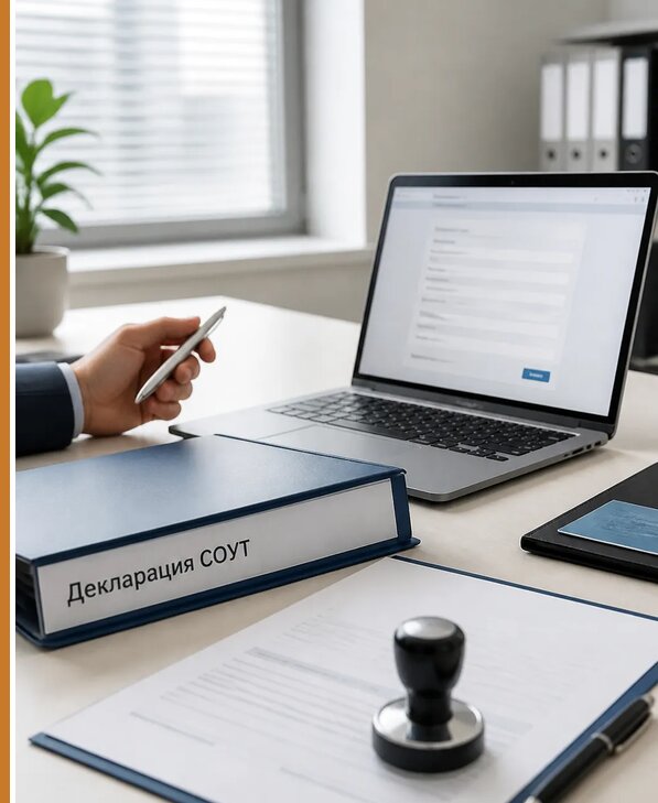 Подача декларации СОУТ в Кирове-Чепецке от 3806 р. | Авеста ОТиПБ